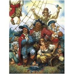 Puzzle New York Company : Peter de Sève - A Pirate's Life - 1000 Pièces