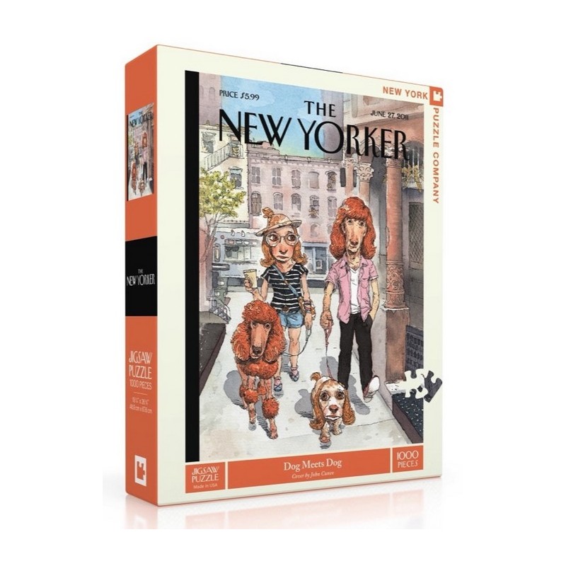 Puzzle New York Company - New Yorker : Dog Meets Dog - 10000 Pièces