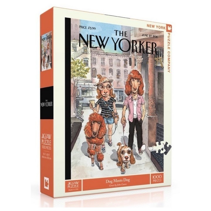 Puzzle New York Company - New Yorker : Dog Meets Dog - 10000 Pièces