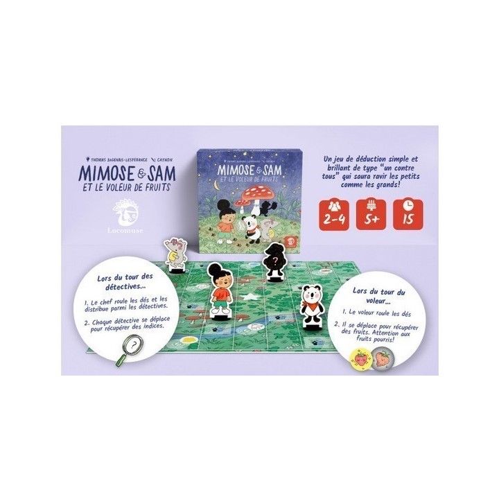Jeux de société - Mimose & Sam et Le Voleur de Fruits