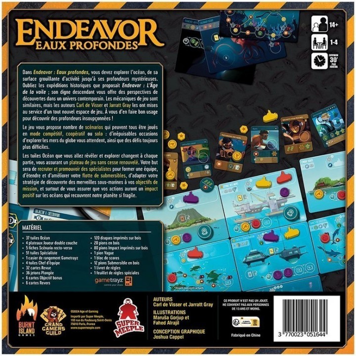 Jeux de société - Endeavor - Eaux Profondes