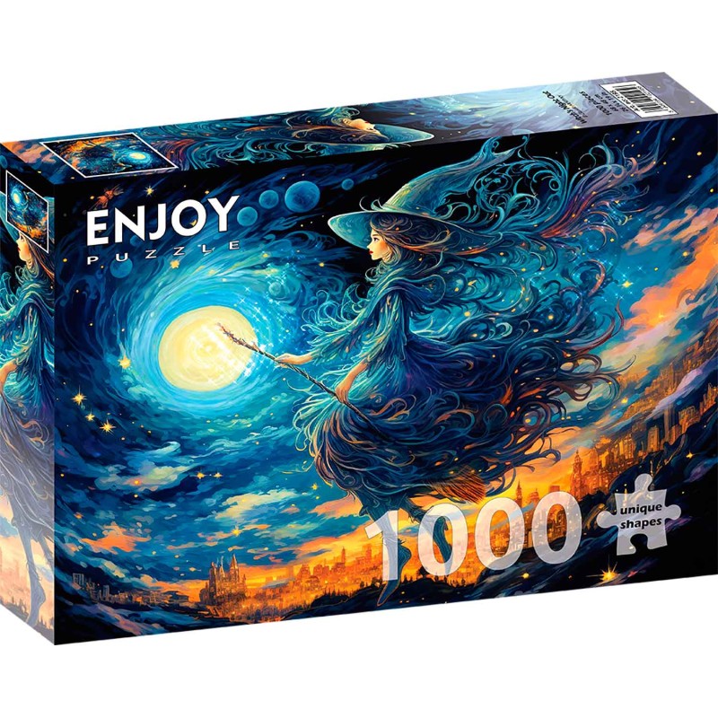 Puzzle Enjoy Puzzle : Witch's Night Out - 1000 Pièces