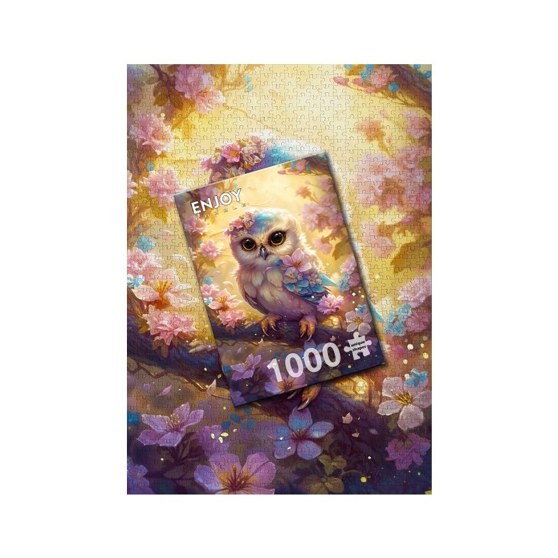 Puzzle Enjoy Puzzle : Gentle Owl - 1000 Pièces