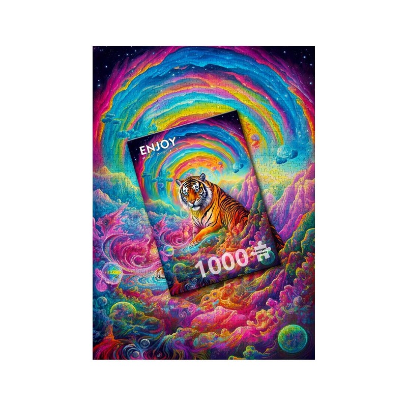 Puzzle Enjoy Puzzle : Where Tiger Reign - 1000 Pièces