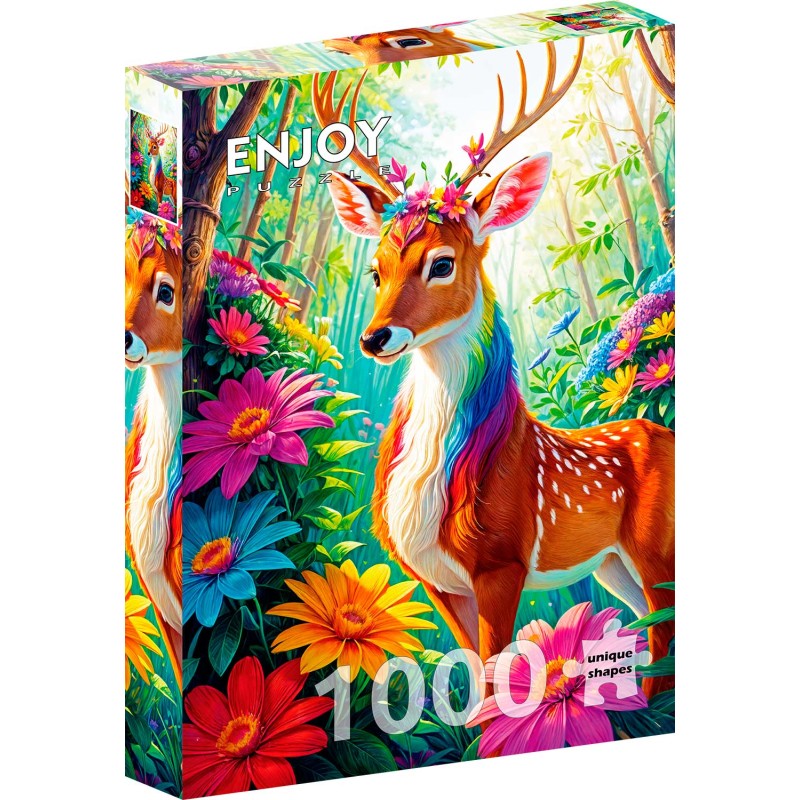 Puzzle Enjoy Puzzle : Magical Deer - 1000 Pièces