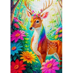 Puzzle Enjoy Puzzle : Magical Deer - 1000 Pièces