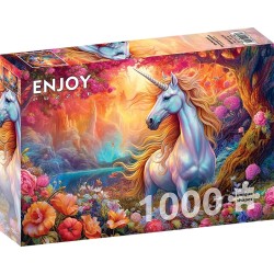 Puzzle Enjoy Puzzle : Enchanted Harmony Unicorn - 1000 Pièces