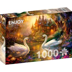 Puzzle Enjoy Puzzle : Swan Song - 1000 Pièces