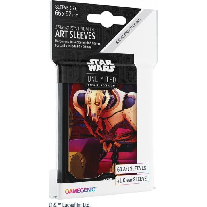 Protège-cartes Gamegenic Illustré Star Wars Unlimited : General Grievous