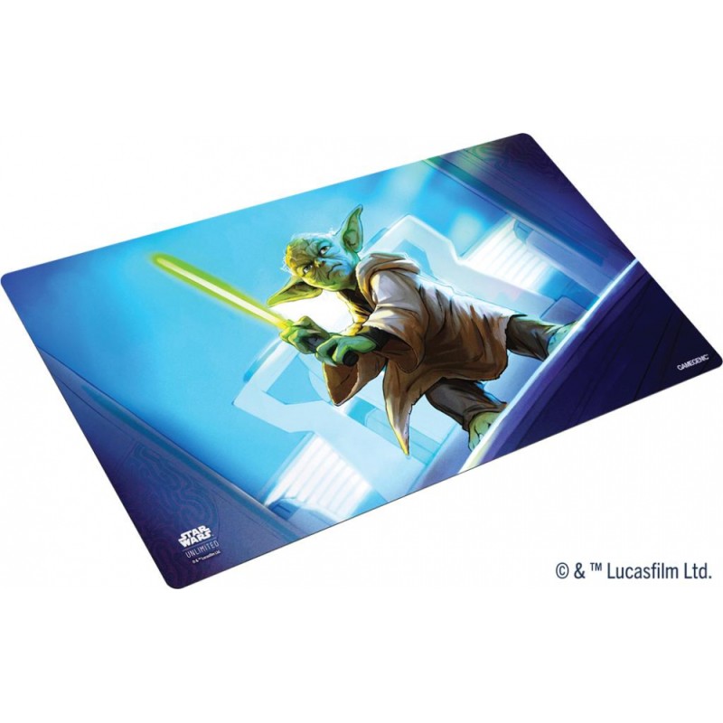 PROCHAINEMENT : Tapis de jeu Gamegenic Illustré Star Wars Unlimited : Yoda 08/11/2024