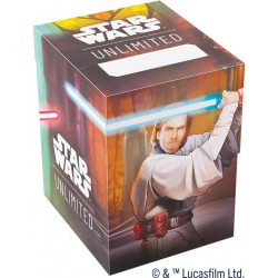 PROCHAINEMENT : Deck Box Boite de Rangement Gamegenic Illustrée Star Wars Unlimited : Soft Crate Obi-Wan/Darth Maul 08/11/2024