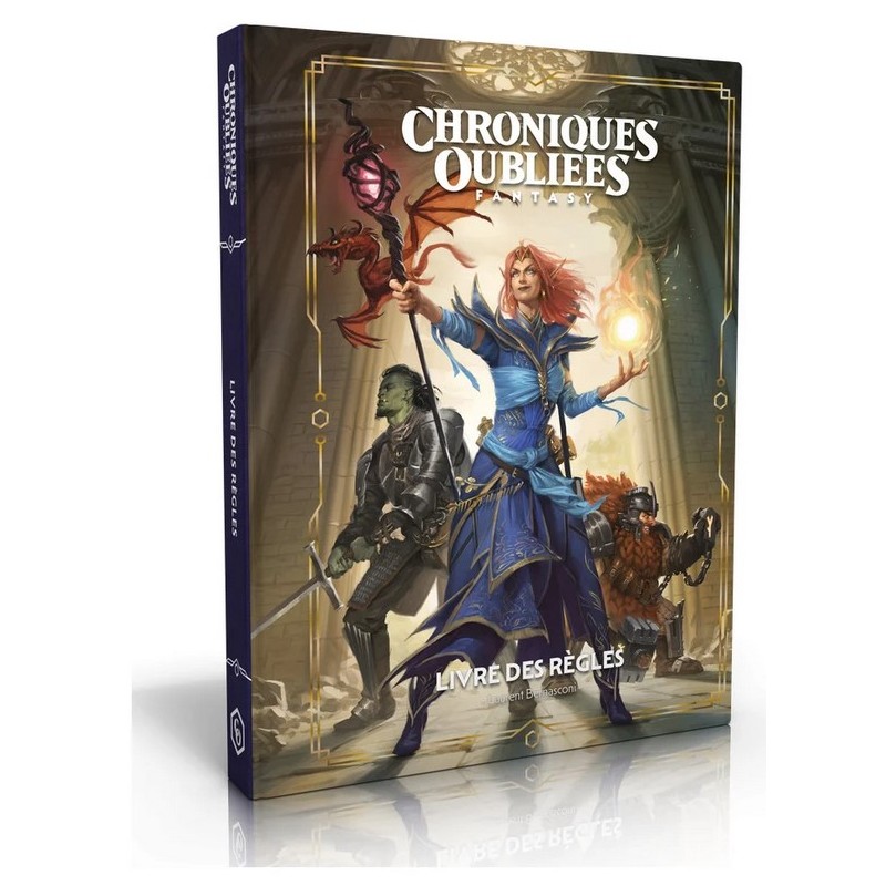 Jeux de rôle - Chroniques Oubliées Fantasy 2e édition - Livre de Règles - Couverture Alternative