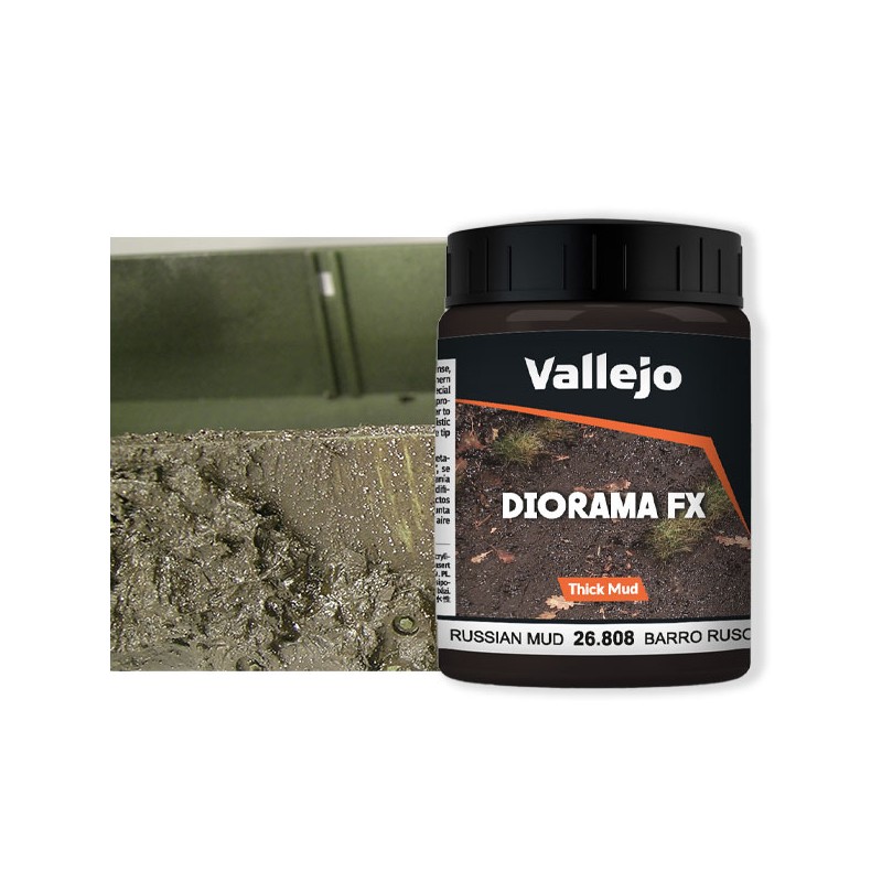 Diorama FX Vallejo Thick Mud : Boue épaisse Russe – Russian Thick Mud