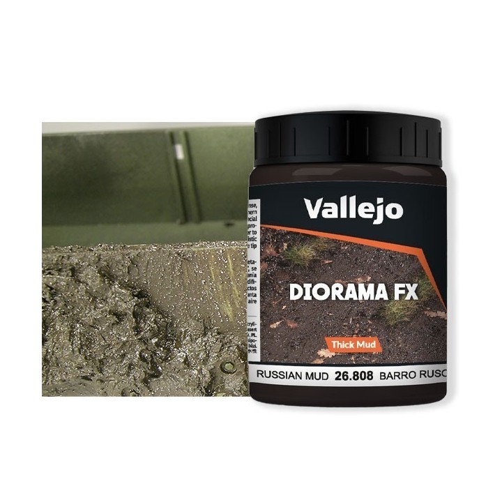 Diorama FX Vallejo Thick Mud : Boue épaisse Russe – Russian Thick Mud