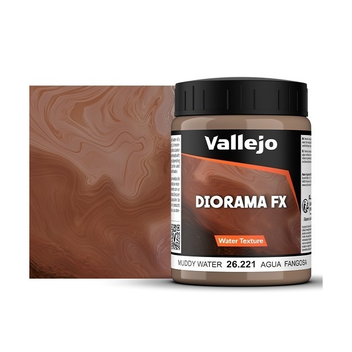 Diorama FX Vallejo Water Texture : Eau Boueuse – Muddy Water