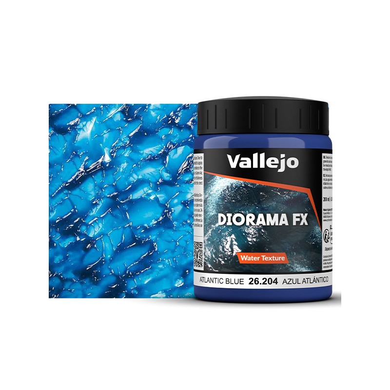 Diorama FX Vallejo Water Texture : Eau Bleue Atlantique – Atlantic Blue