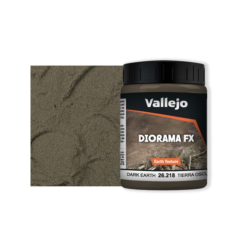 Diorama FX Vallejo Earth Texture : Terre Sombre – Dark Earth