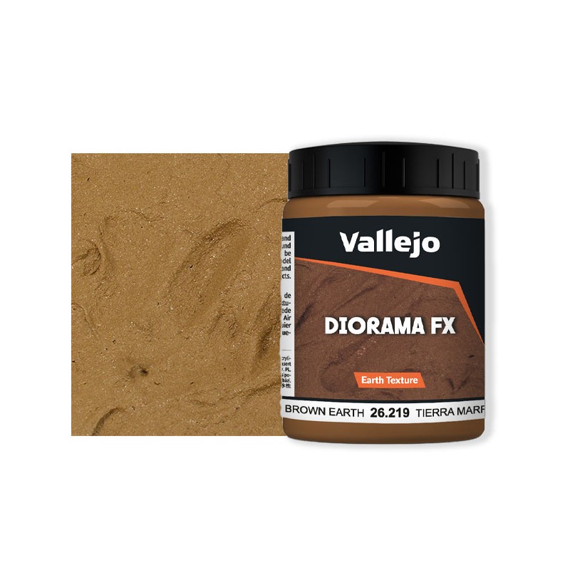 Diorama FX Vallejo Earth Texture : Terre Brune – Brown Earth