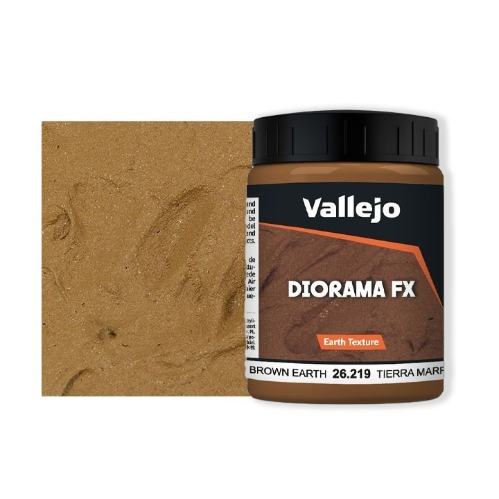 Diorama FX Vallejo Earth Texture : Terre Brune – Brown Earth