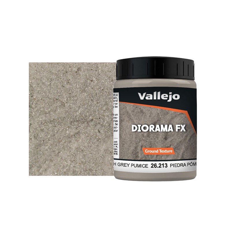 Diorama FX Vallejo Ground Texture : Roche liquide Grise – Grey Pumice