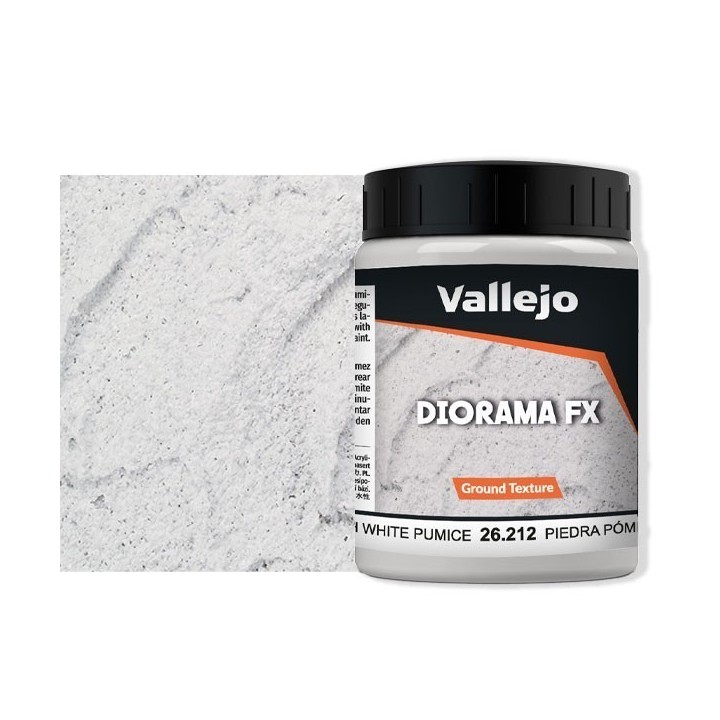 Diorama FX Vallejo Ground Texture : Roche liquide Blanche – White Pumice