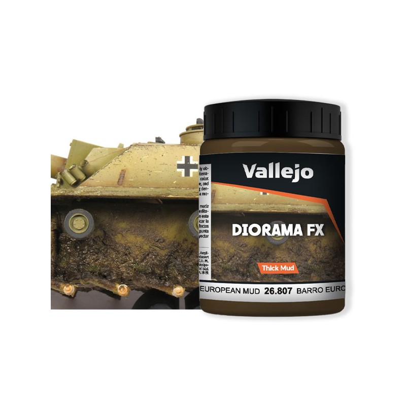 Diorama FX Vallejo Tjick Mud : Boue épaisse Européenne – European Thick Mud