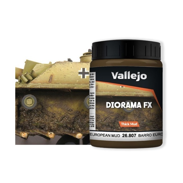 Diorama FX Vallejo Tjick Mud : Boue épaisse Européenne – European Thick Mud