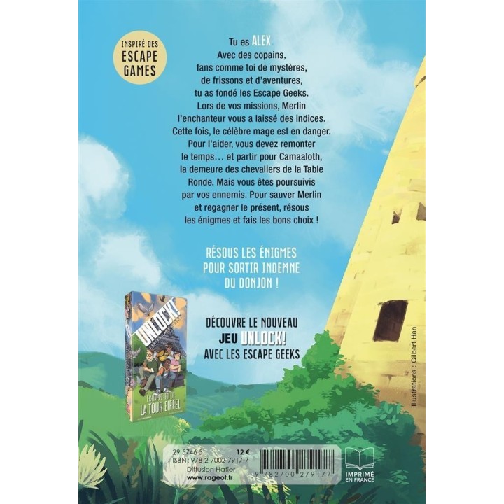Livre - Unlock ! Escape Geeks - Échappe-toi du donjon !