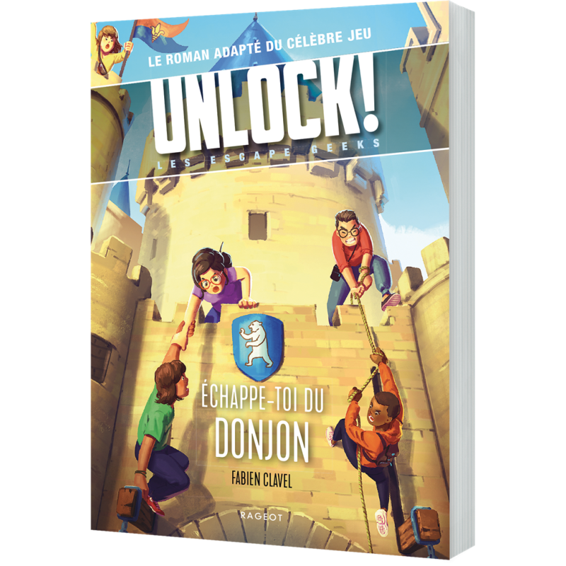 Livre Excape - Unlock ! Escape Geeks - Échappe-toi du donjon !