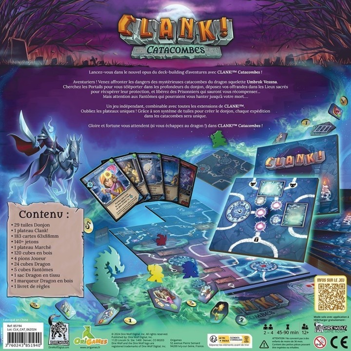 Jeux de société - Clank ! Catacombes