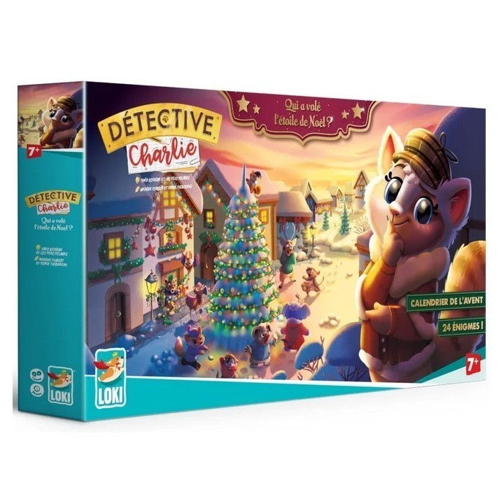 Jeux de Société - Loki - Détéctive Charlie : Calendrier De l'Avent