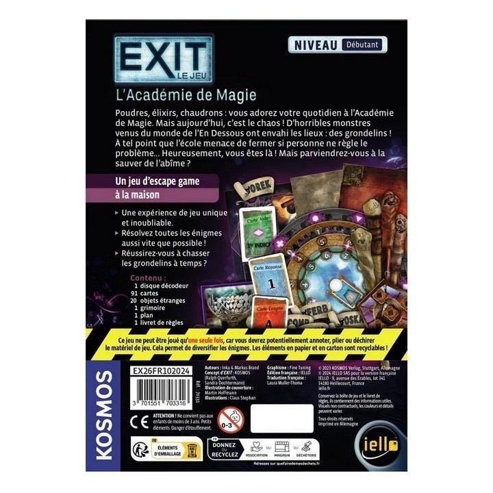Jeux de société - Exit : La Foret Enchantée