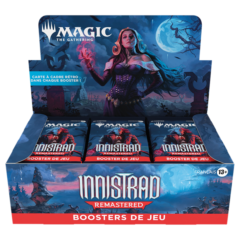 Précommande : MTG - Boite de Booster de Jeu Magic Innistrad Remastered 24/01/2025 Précommande : MTG - Boite de Booster de Jeu Magic Innistrad Remastered 24/01/2025