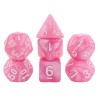 Set de 7 Dés JDR - Rose Nacré