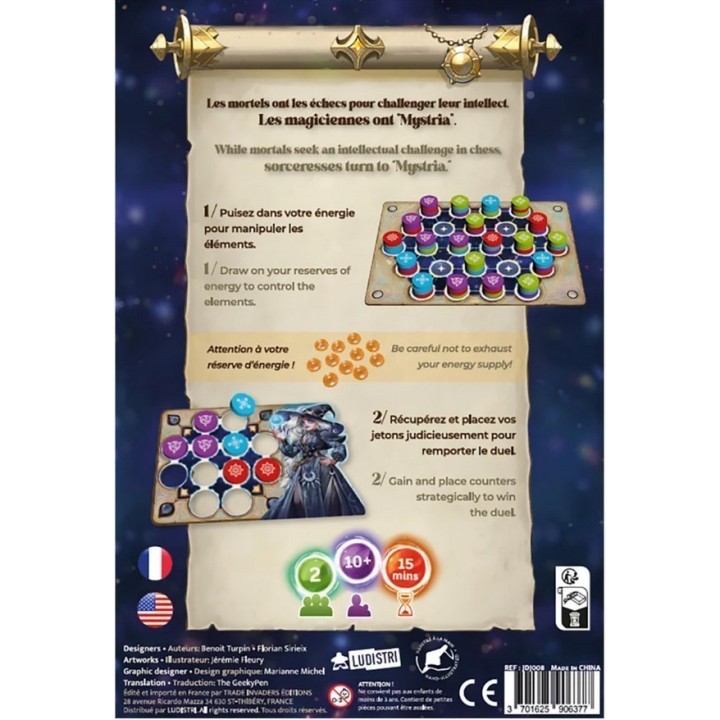 Jeux de société - Mystria