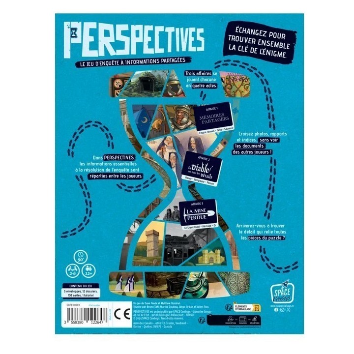 Jeu de société - Perspectives - Boîte bleue