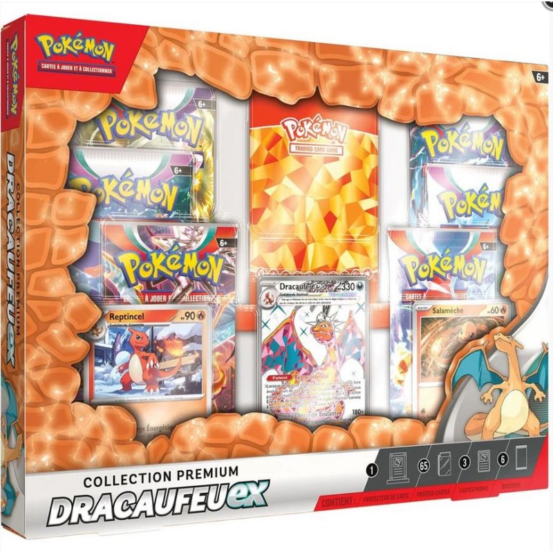 Coffret Prenium ex Nov 2023 Dracaufeu-EX