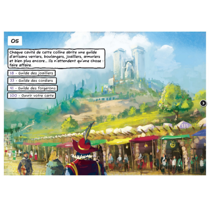 Jeux de rôle - La Cité d'Aria - La BD dont vous êtes le héros