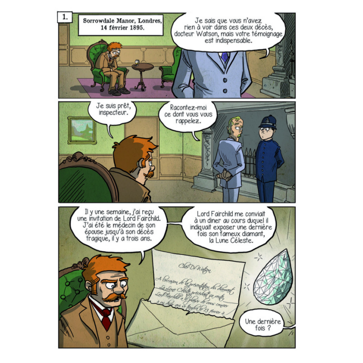 La BD dont vous êtes le héros - Sherlock Holmes Tome 9 : Mystères à Sorrowdale Manor