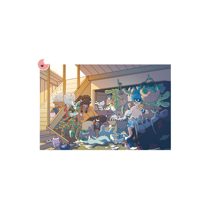 La BD dont tu es le petit héros - Les super petits héros : Mélange au zoo