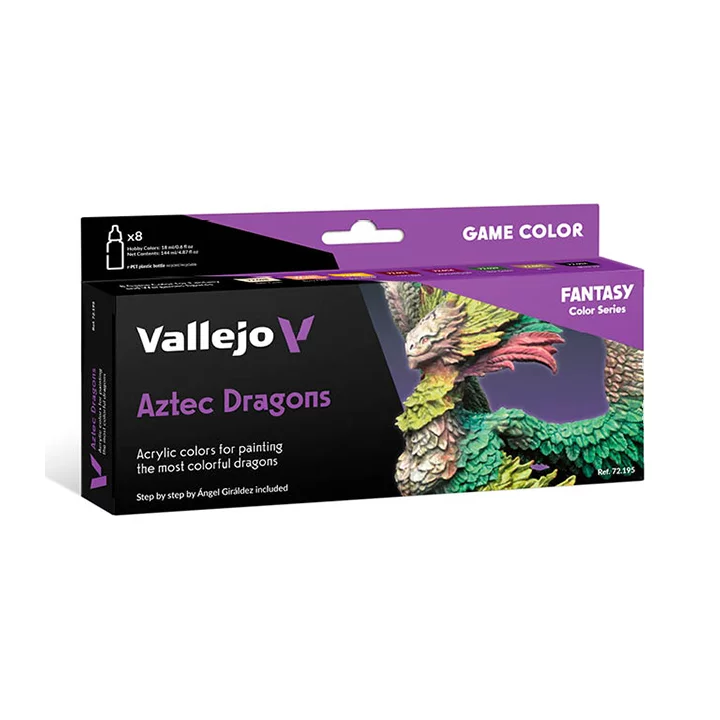 Peinture Vallejo Game Color Set - Fantasy color : Aztec Dragons