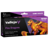 Peinture Vallejo Game Color Set - Fantasy color : Fire Dragons