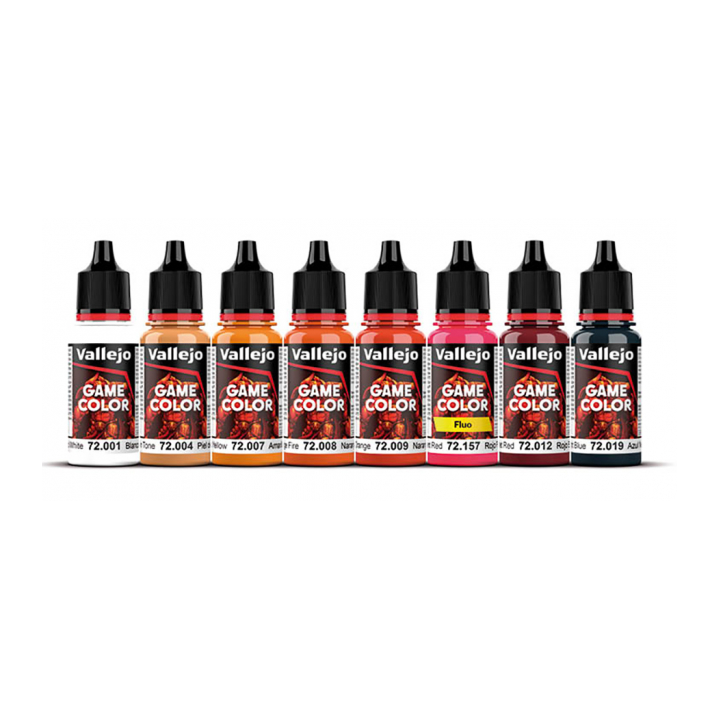 Peinture Vallejo Game Color Set - Fantasy color : Fire Dragons