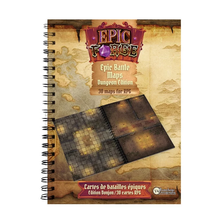 Accessoire JDR - Jeu de plateau - Livre plateau de jeu : Donjons