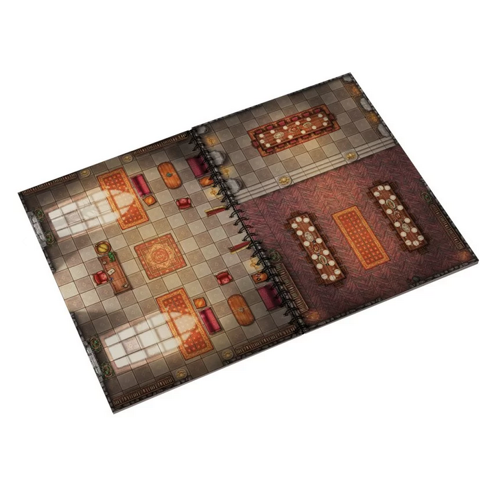 Accessoire JDR - Jeu de plateau - Livre plateau de jeu : Donjons