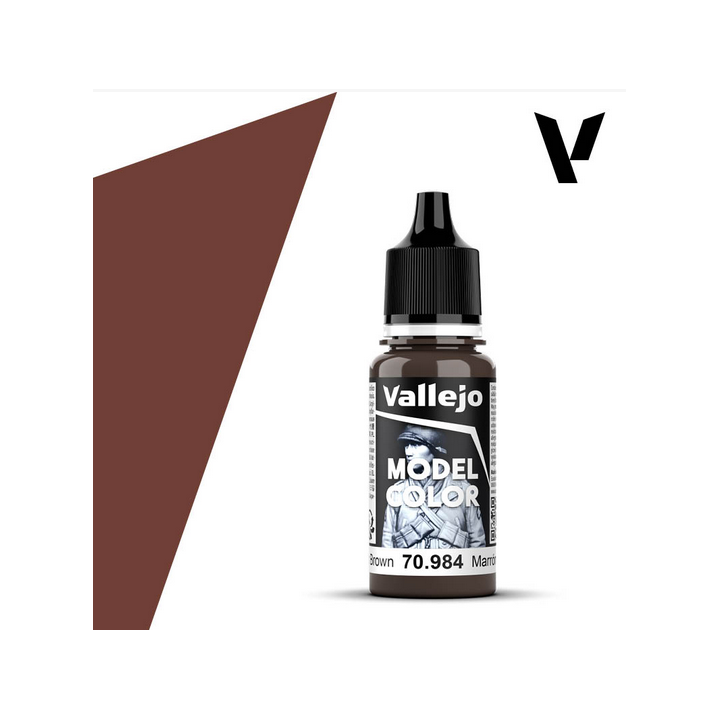 Peinture Vallejo Model Color : Marron Mat - Flat Brown