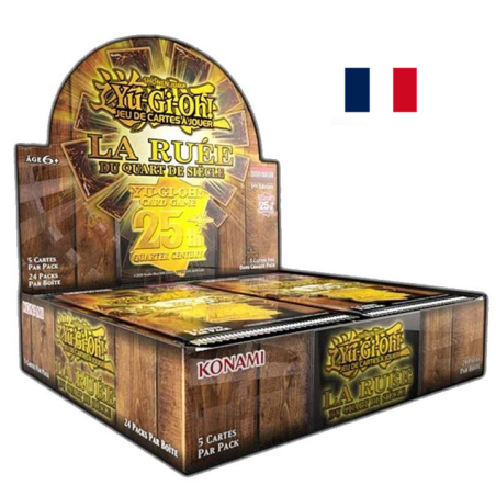 YGO - Booster Yu-Gi-Oh! La ruée du Quart de Siècle Boite Complète
