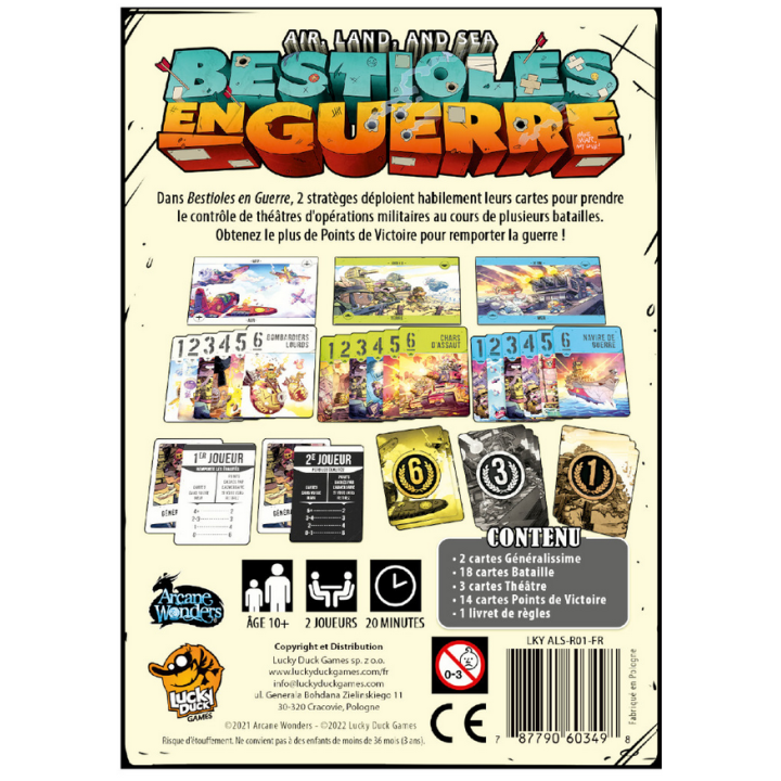 Jeux de société - Occasion - Air, Land & Sea: Bestioles en Guerre