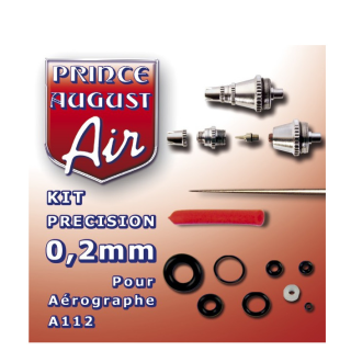 Prince August - Kit de précision 0.2mm pour aérographe A112