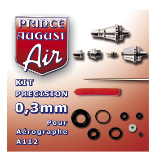 Prince August - Kit de précision 0.3mm pour aérographe A112